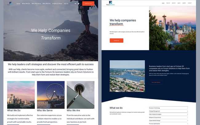 before after home page