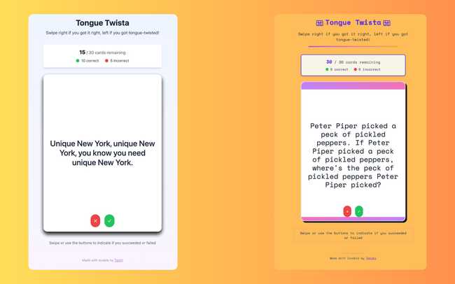 Image showing the difference in User Interfaces after a few prompts.